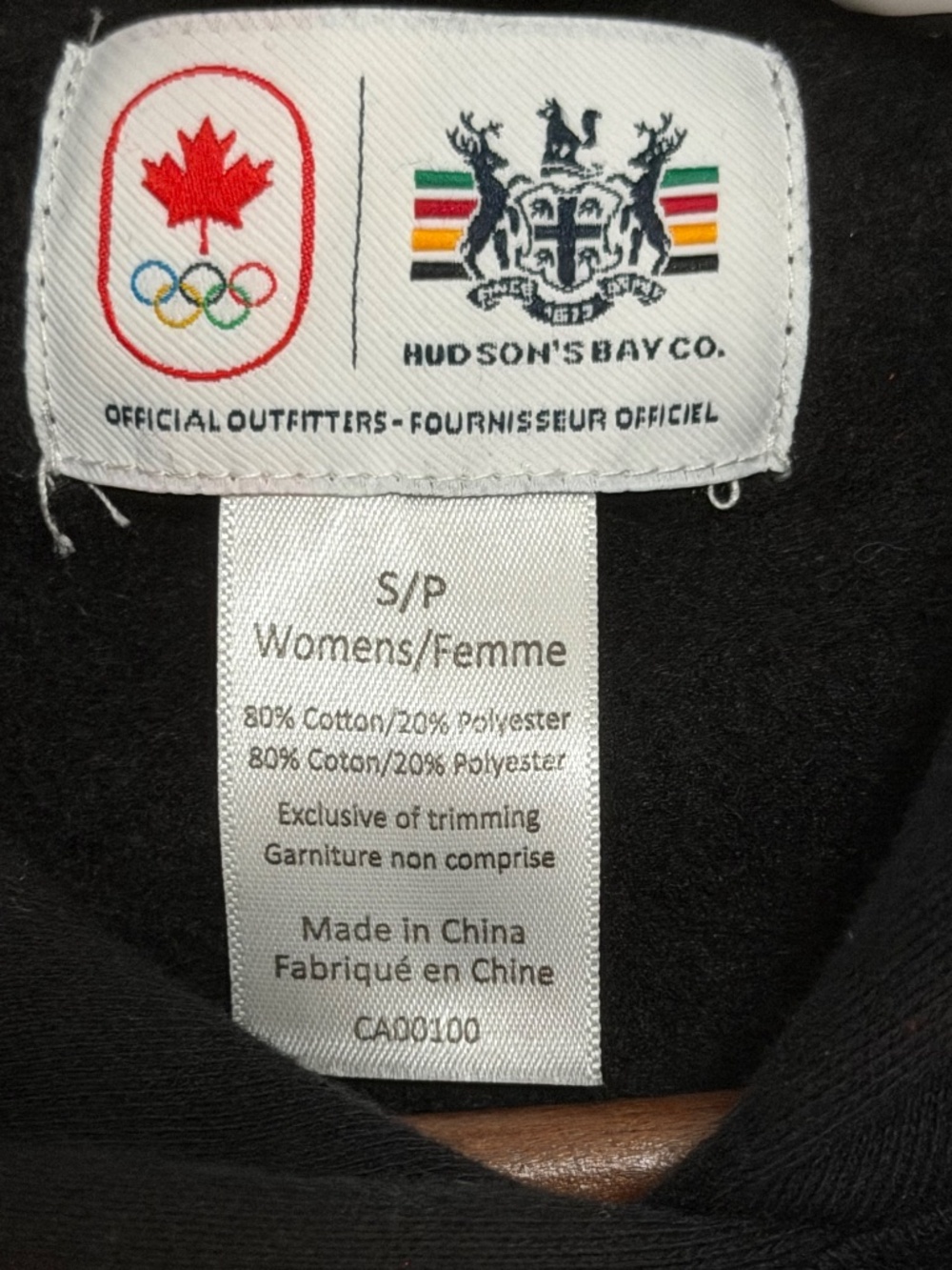 HBC Team Canada 2012 London Olympics Patch Hoodie - Women's Small - Picture 2 of 13